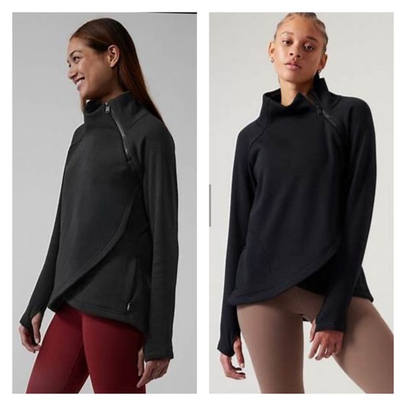 Athleta Cozy Karma Asym neck sweatshirt
Black Size XL New with tag plush fleece - Picture 2 of 10